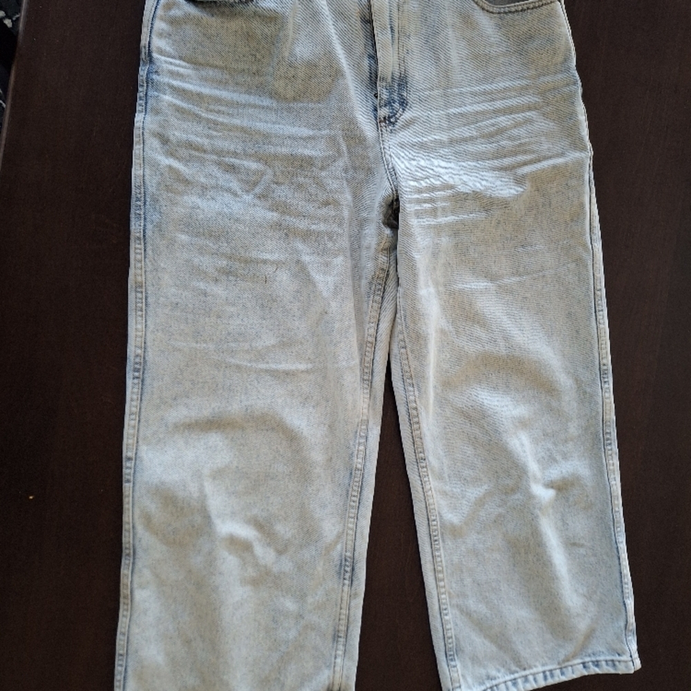 Sezane Le Crop Jeans Sz 10 in Bleach
